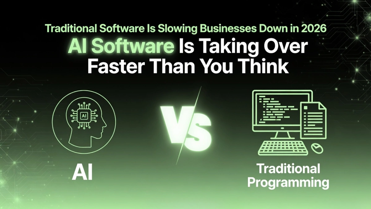 AI vs traditional software