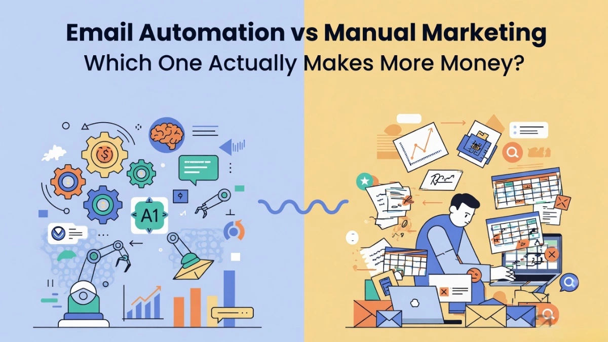 email automation vs manual marketing